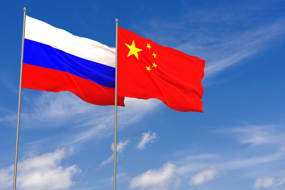 Площадь Китая и России в сравнении