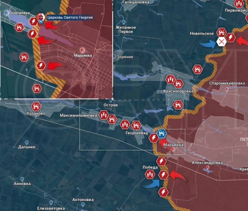 Карта фронта украины в реальном времени